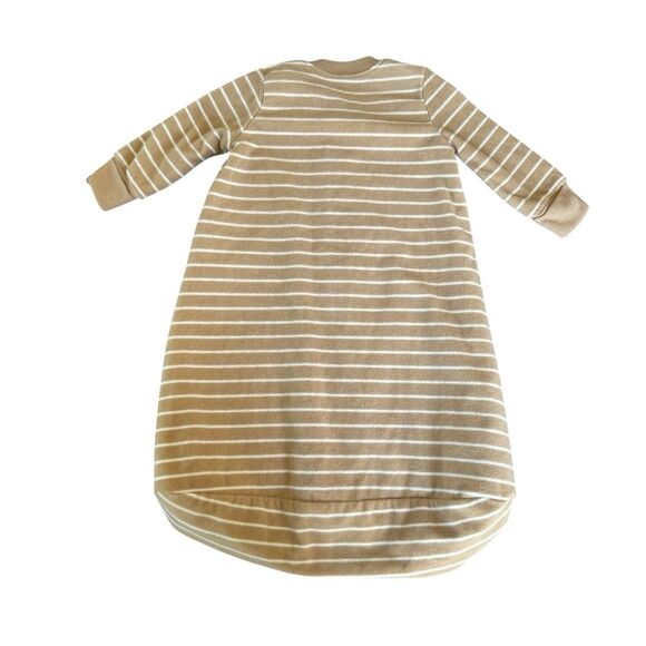 Carter's Fleece Sleep sack 0-3M Baby Boy Carter’s 2-way zip Polar Bear Stripes - Picture 3 of 4